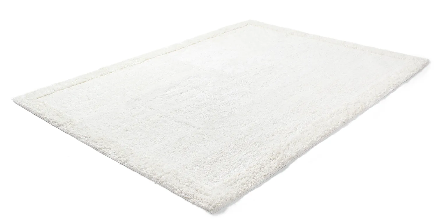 Tapis shaggy - Ebba Natural Cotton Shaggy (blanc cassé)