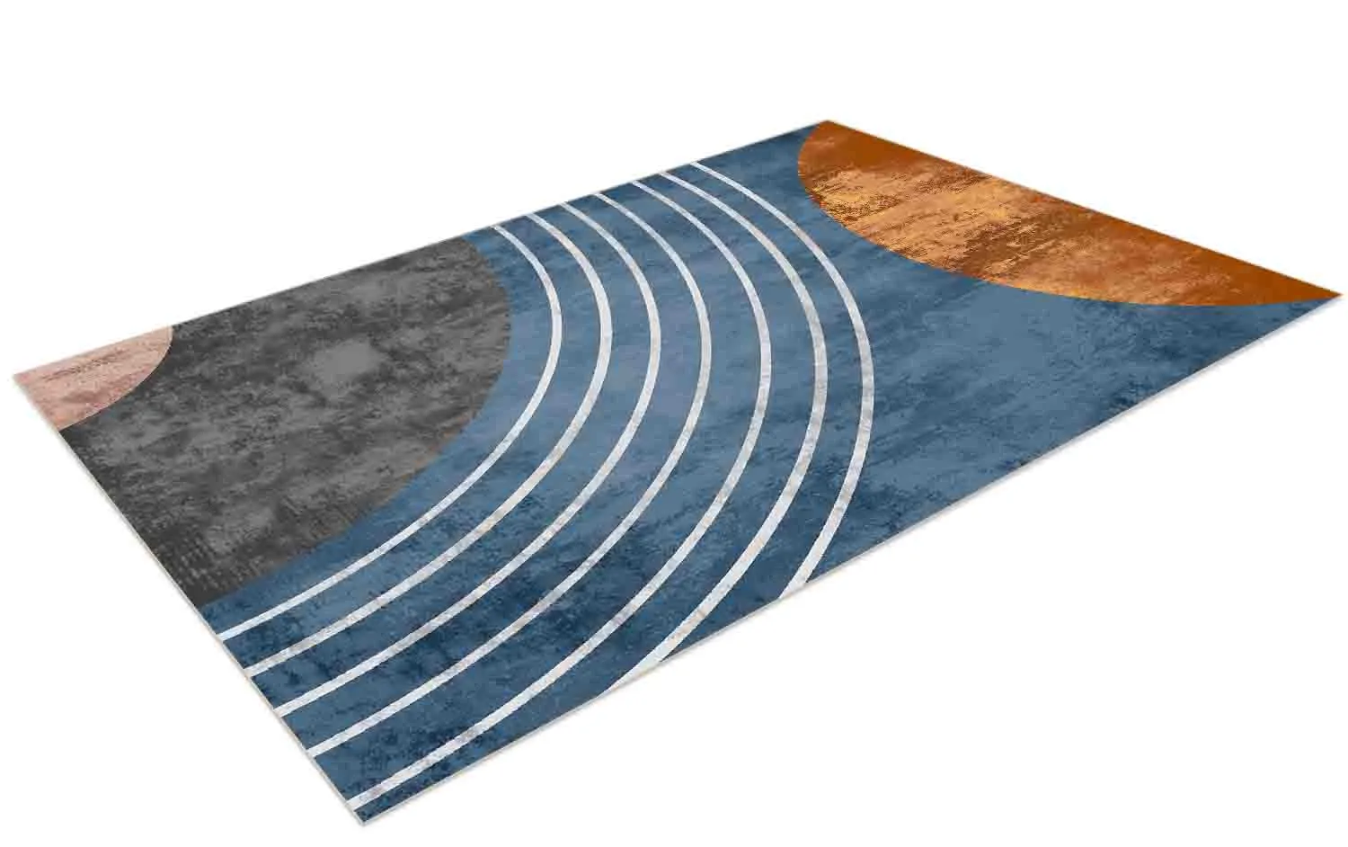 Tapis Wilton - Trixie (bleu/multicolore)