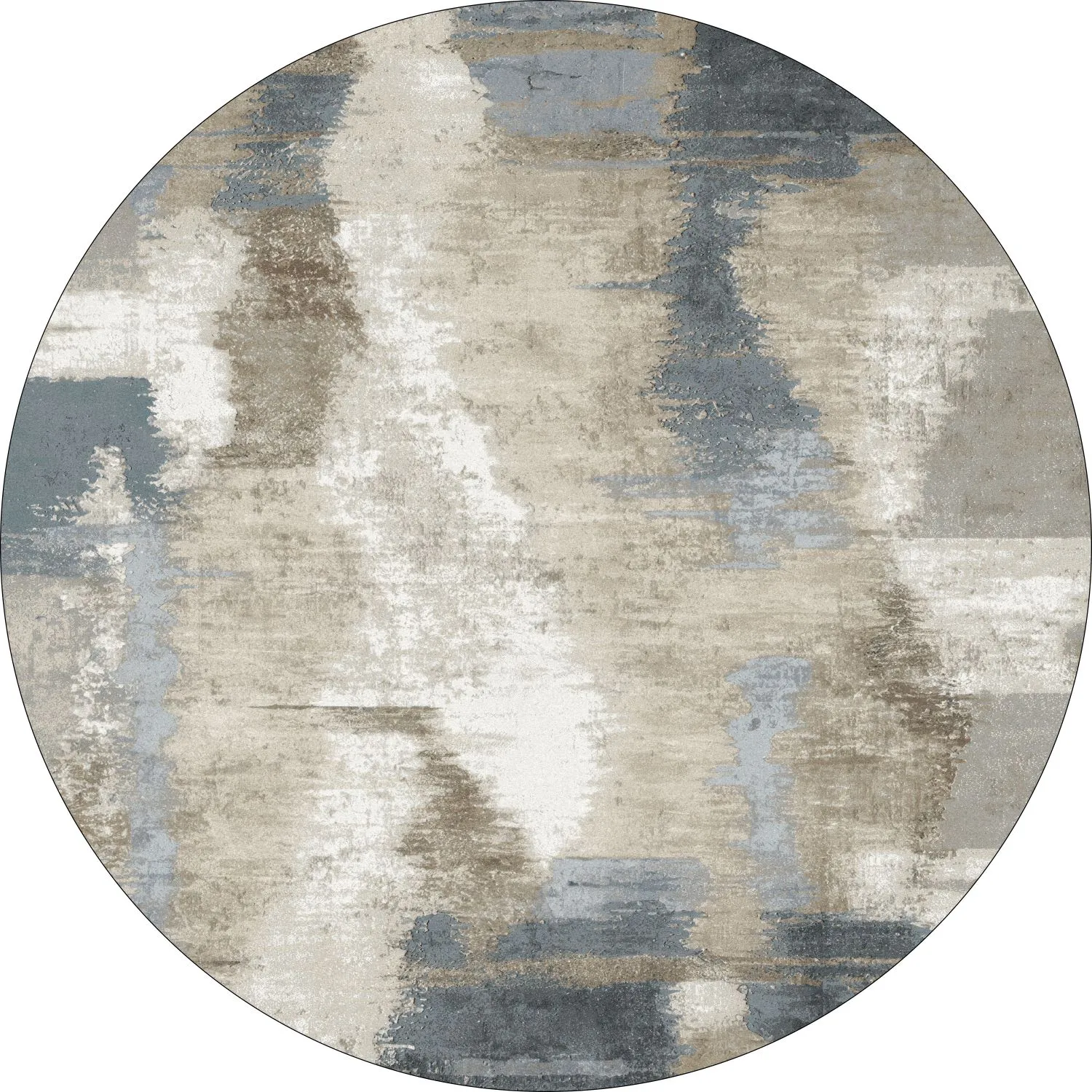Tapis rond - Arwen (bleu/multi)