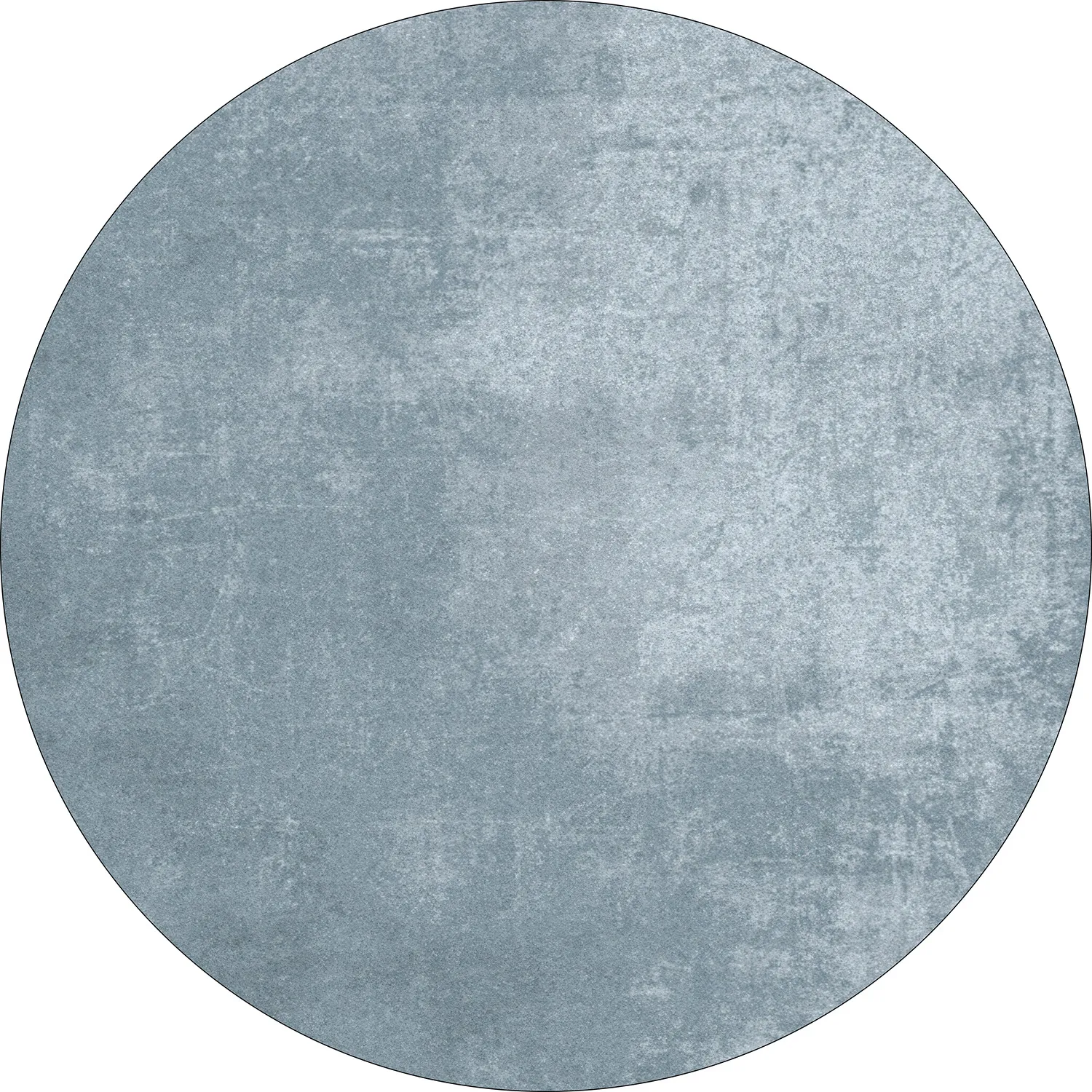 Tapis rond - Lynton (bleu)