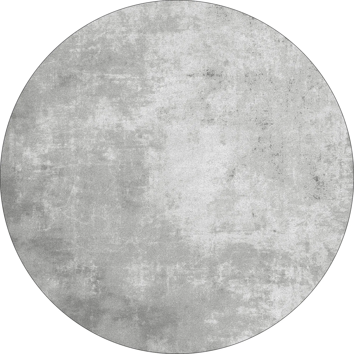 Tapis rond - Lynton (gris)
