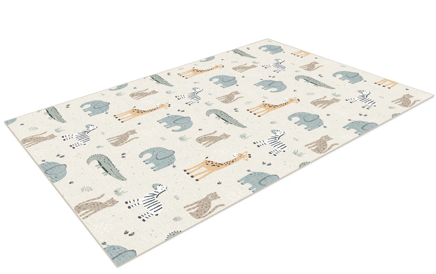 Tapis pour enfants - Safari Friends (multicolore)