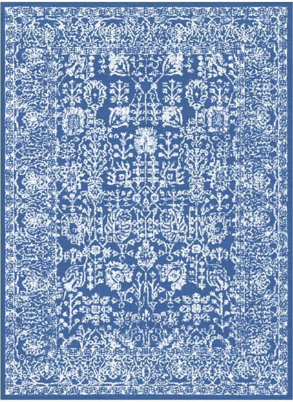 Tapis Wilton - Menfi (bleu)