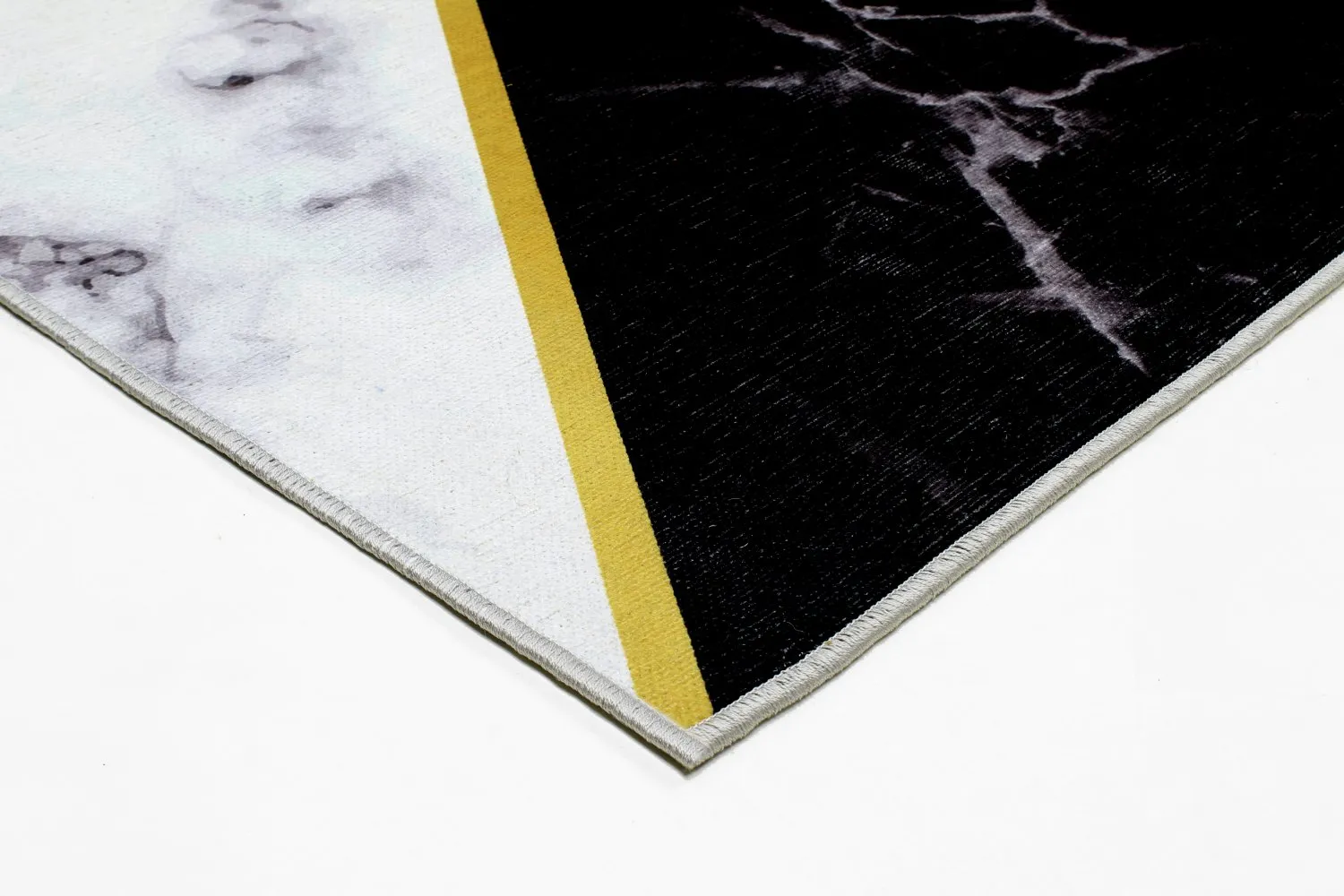 Tapis Wilton - Savino (noir/blanc/gris)