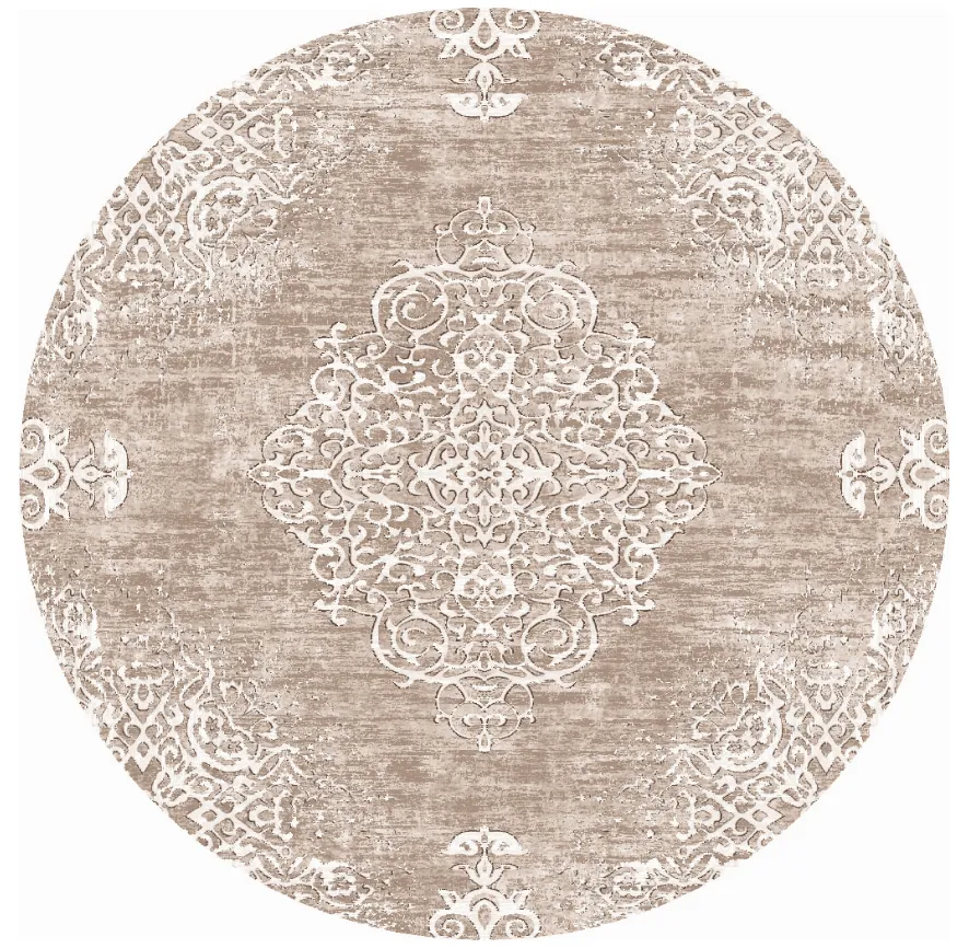 Tapis rond - Milazzo (beige)