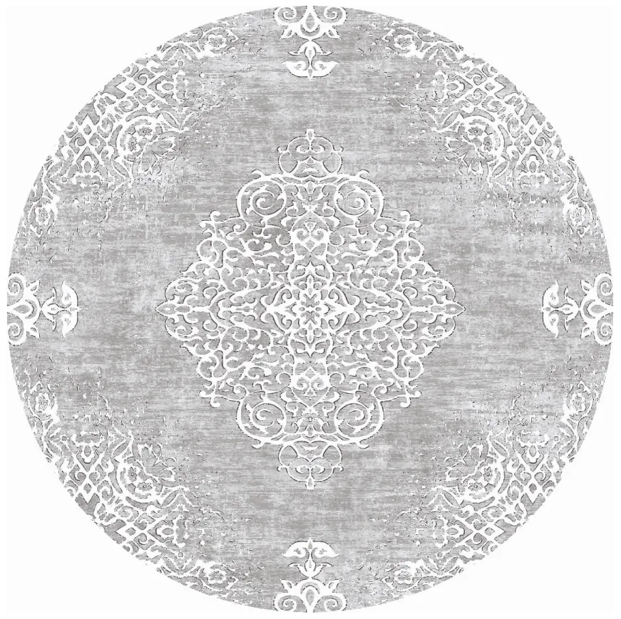Tapis rond - Milazzo (gris)