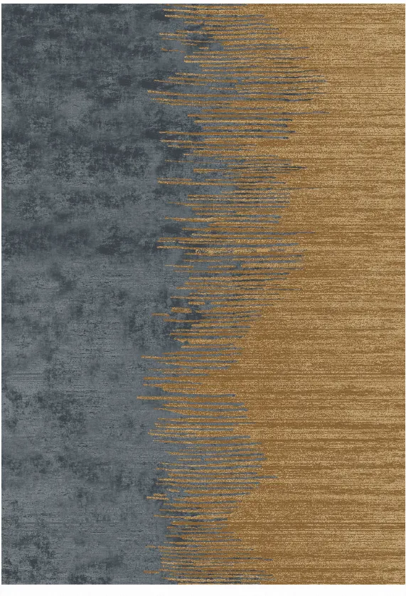 Tapis Wilton - Mileto (gris/doré)