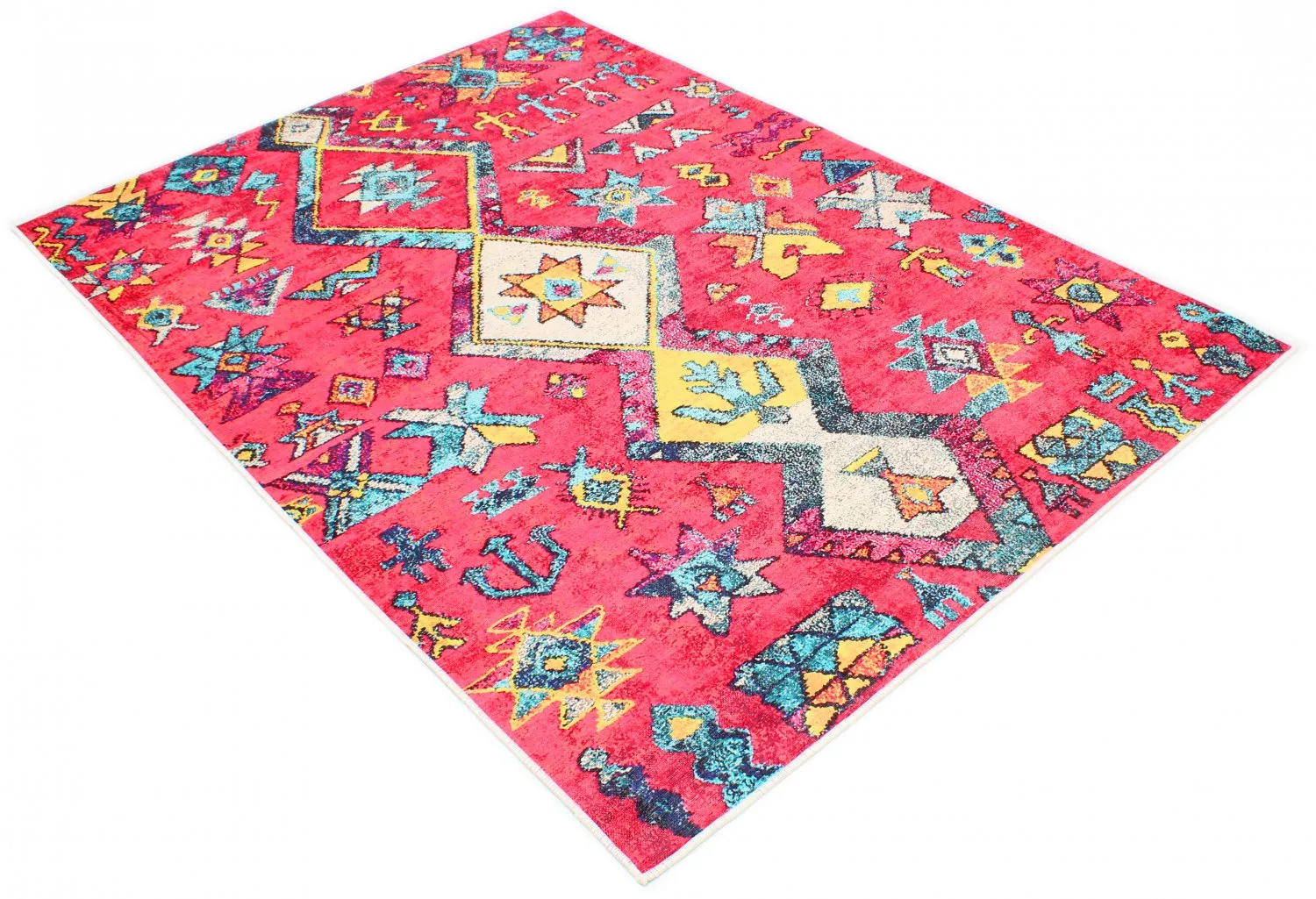 Tapis Wilton - Misare (rose/multicolore)