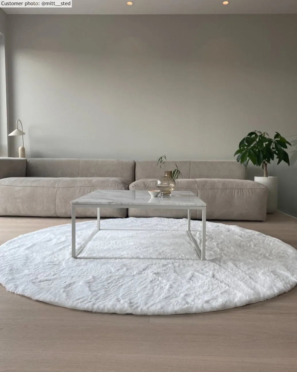 Tapis ronds - Cloud Super Soft (blanc)