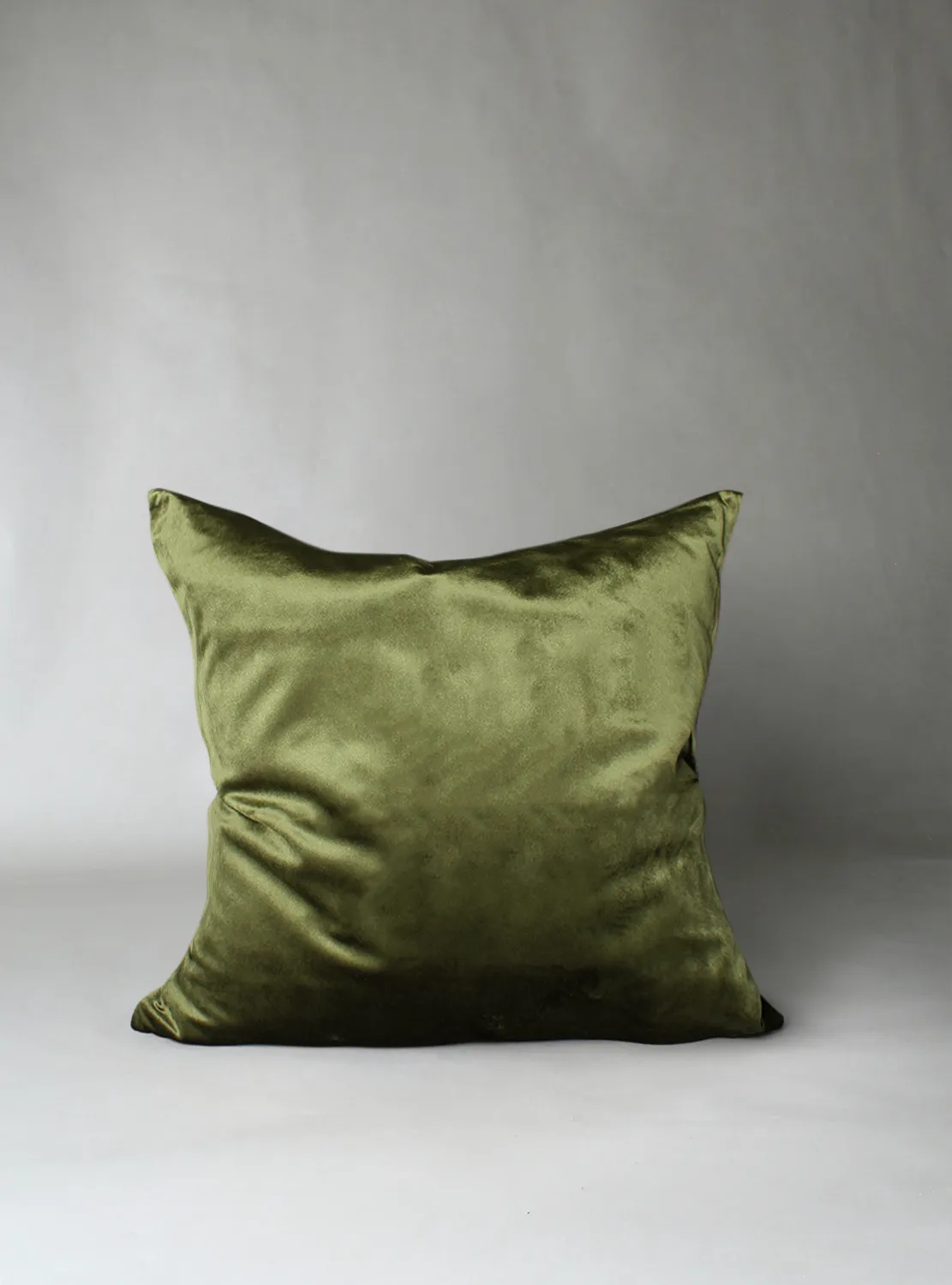 Housse de coussin Marlyn en velours (vert forêt)
