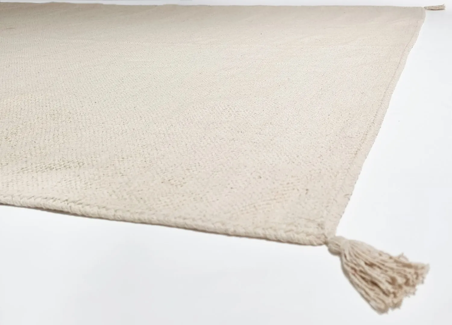Tapis en coton - Monte (blanc)