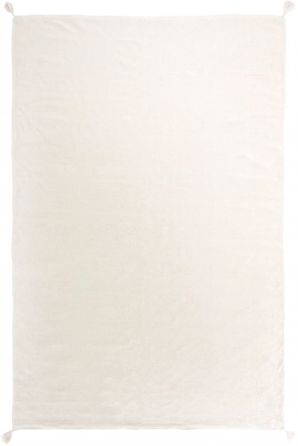 Tapis en coton - Monte (blanc)