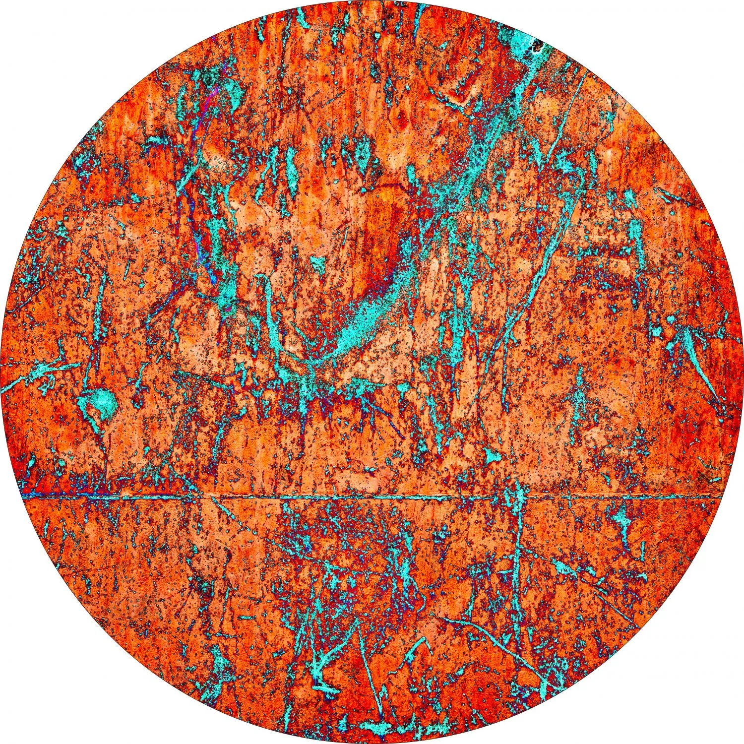 Tapis rond - Alvito (multicolore)