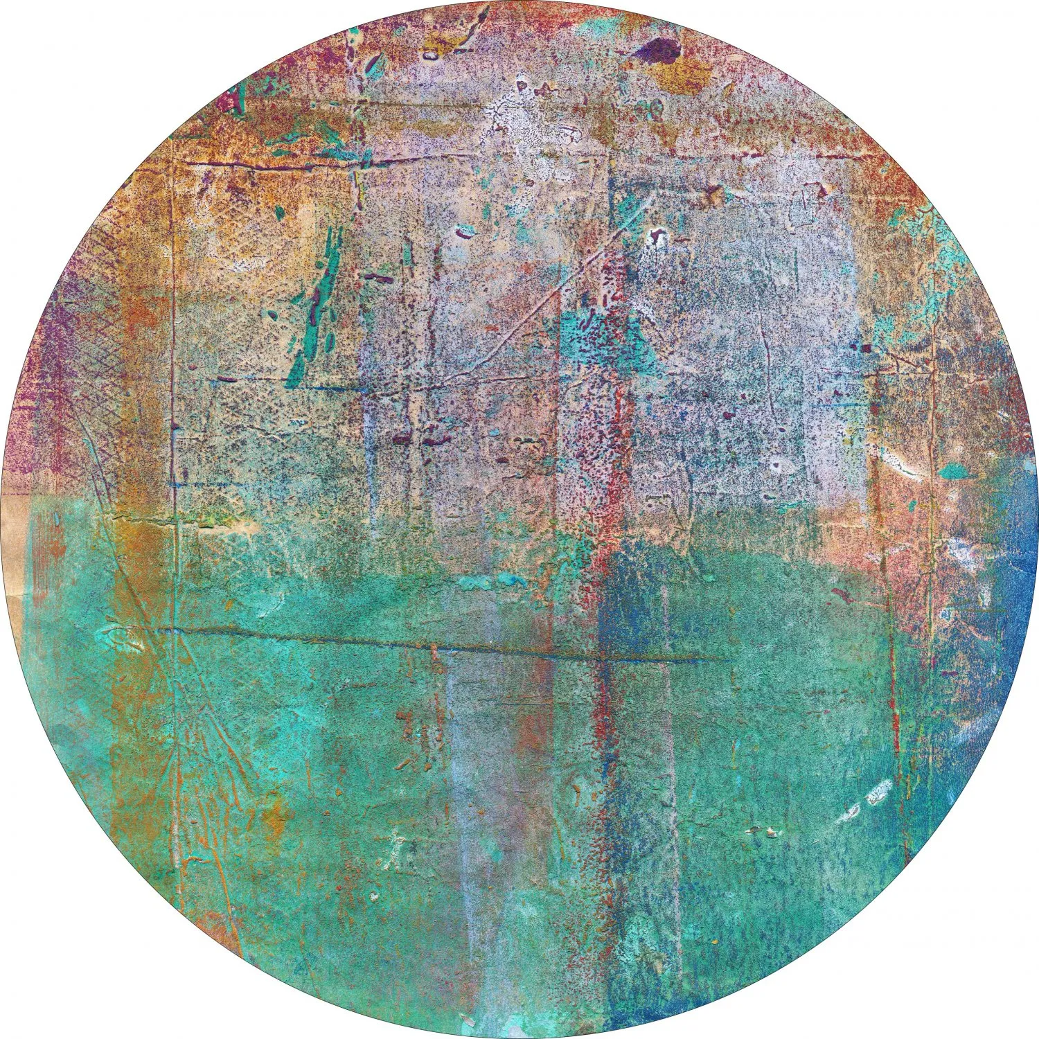 Tapis rond - Trento (multicolore)