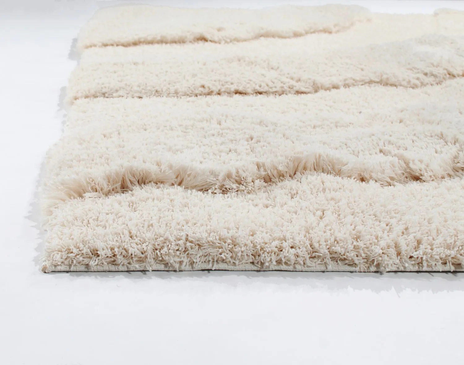 Tapis moelleux - Vienne (blanc cassé)