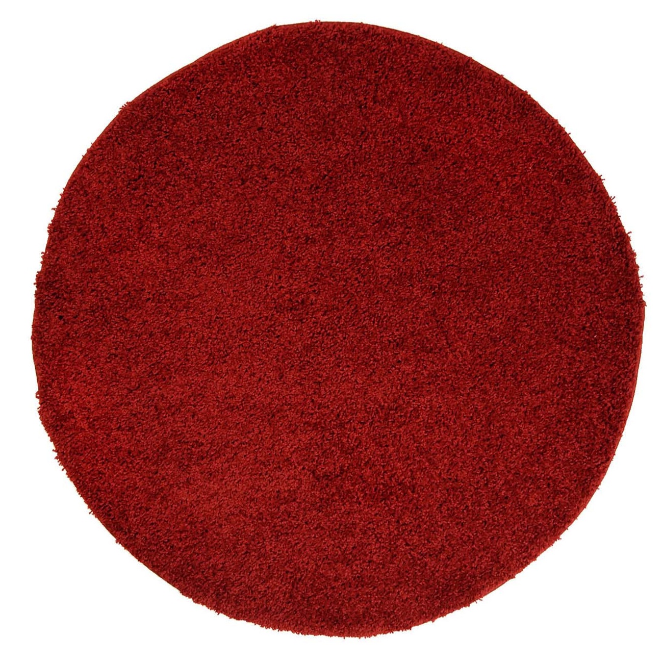  Tapis  rond  Trim rouge  Trendcarpet fr