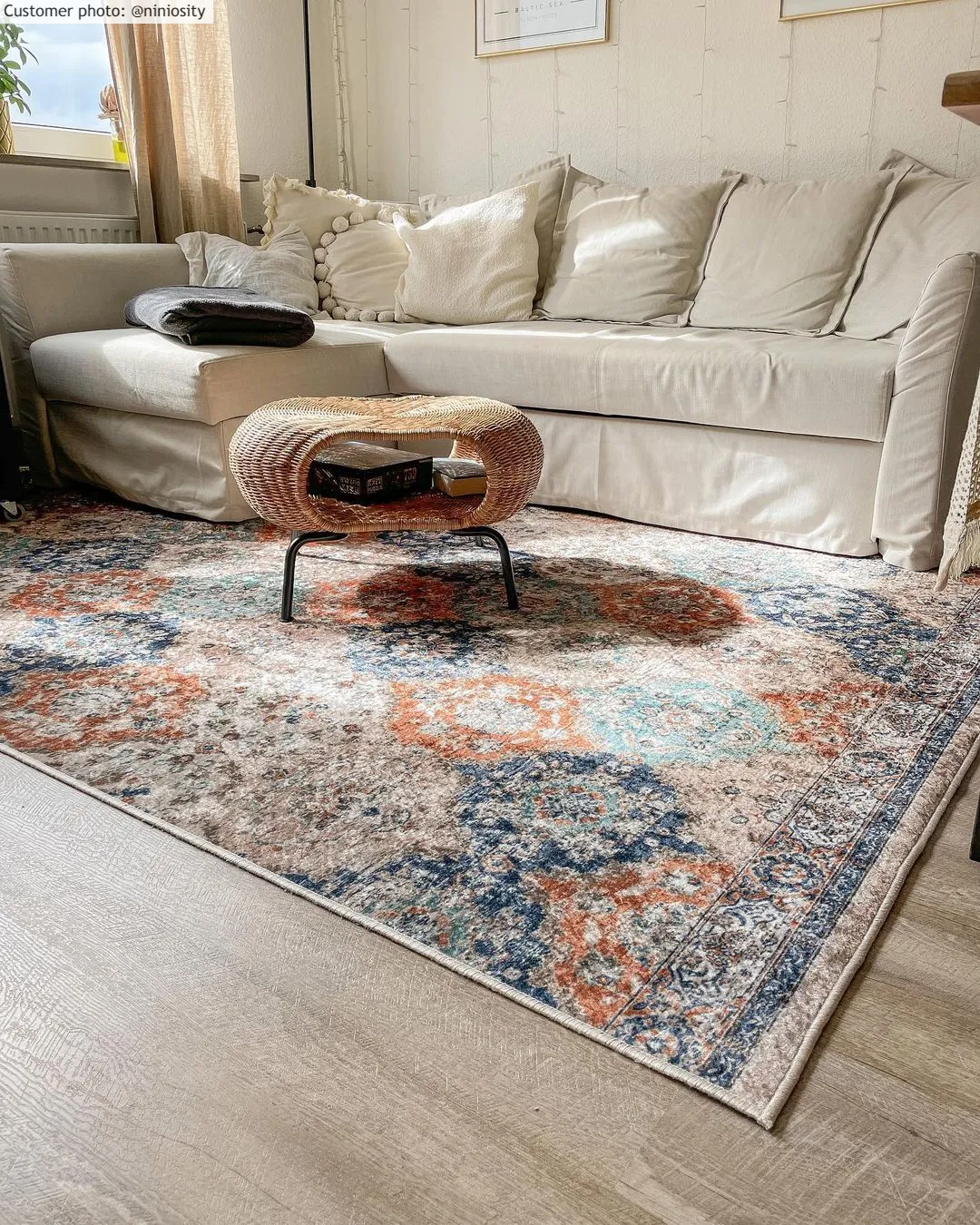 Tapis Wilton - Bohemia (bleu/multicolore)