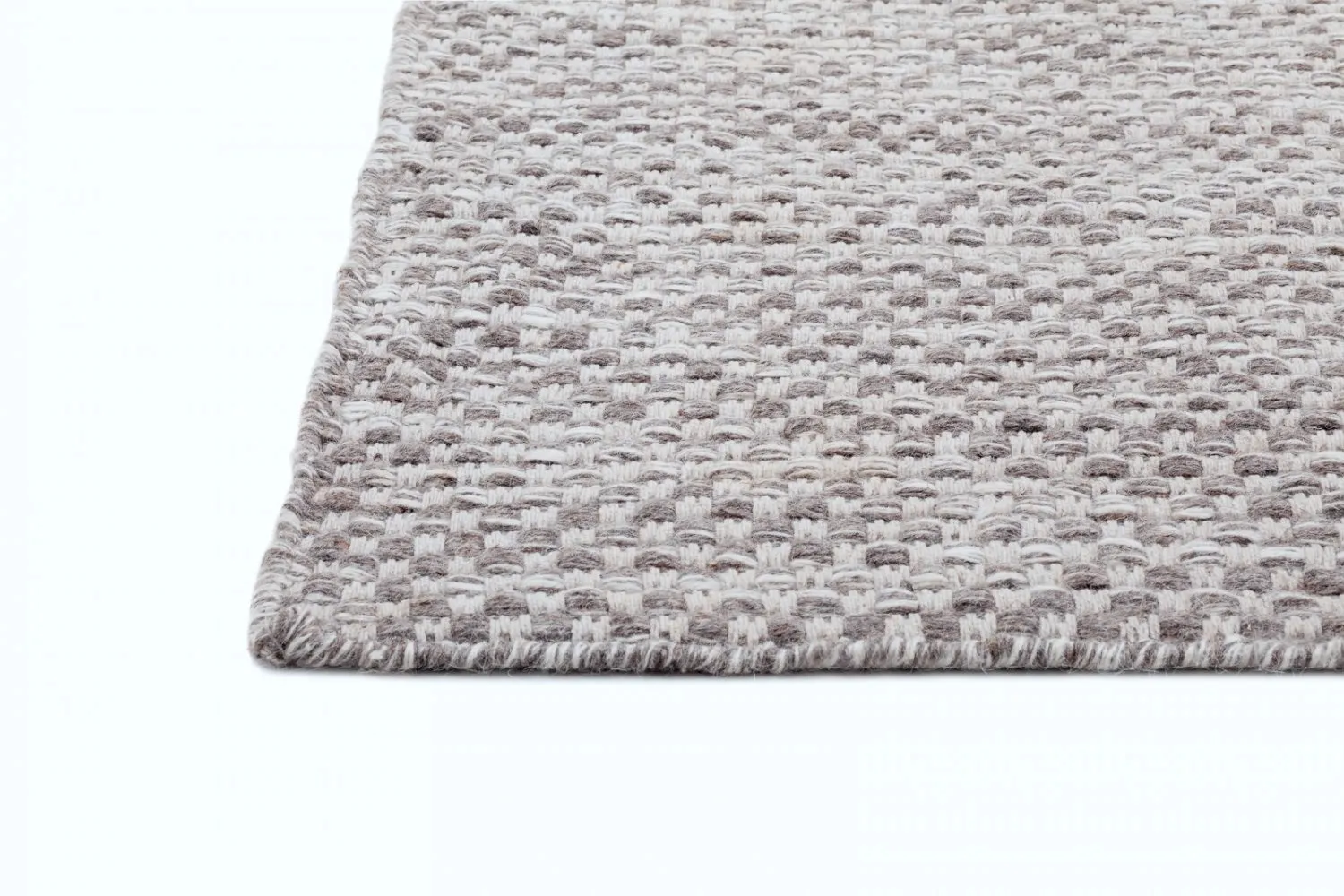 Tapis en laine - Jenim (gris/blanc)