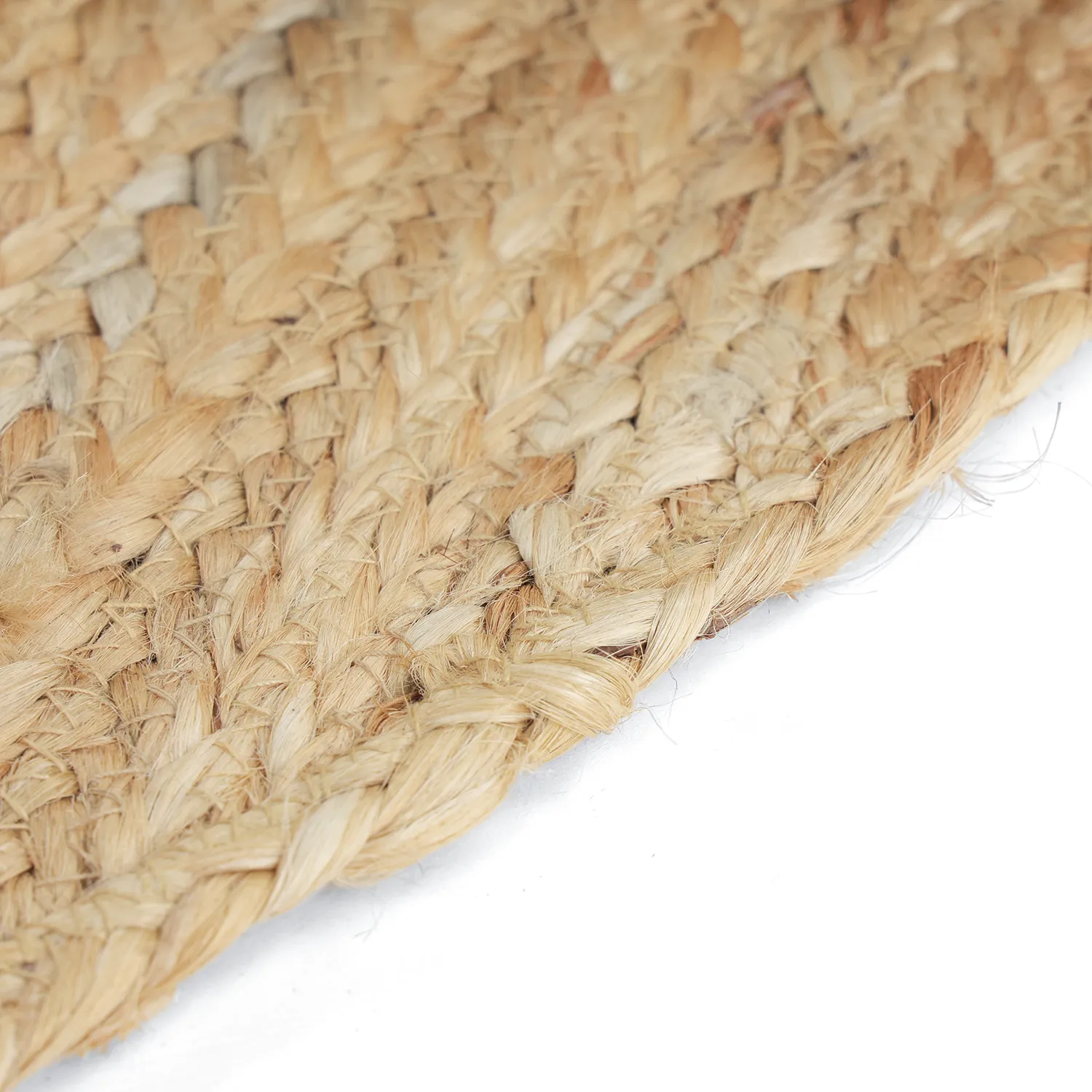 Tapis rond irrégulier en jute - San Francisco (jute)