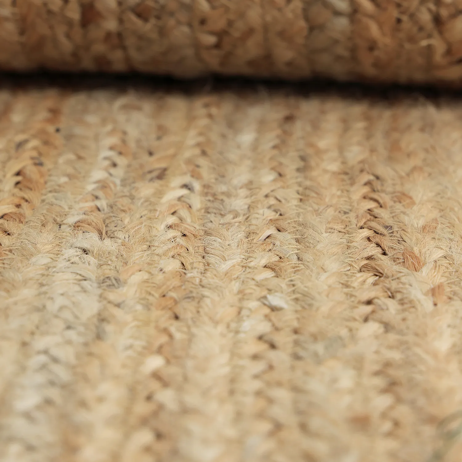Tapis rond irrégulier en jute - San Francisco (jute)
