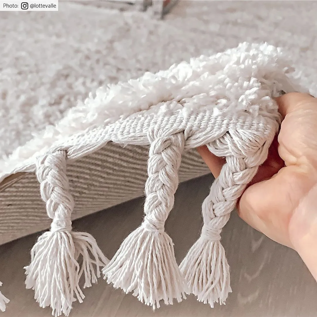Tapis à poils longs - Orellana (beige)