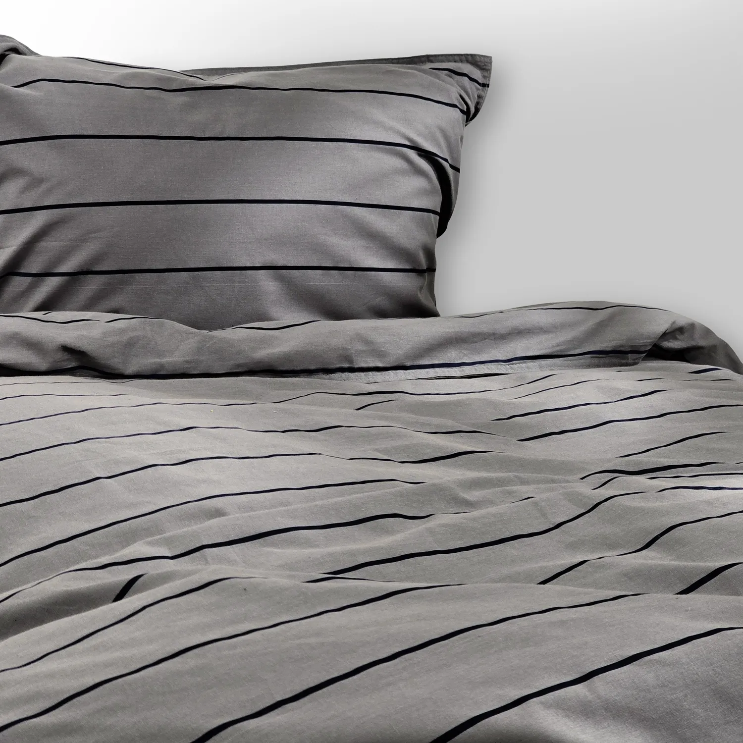Taie d’oreiller - Isadora (gris foncé)