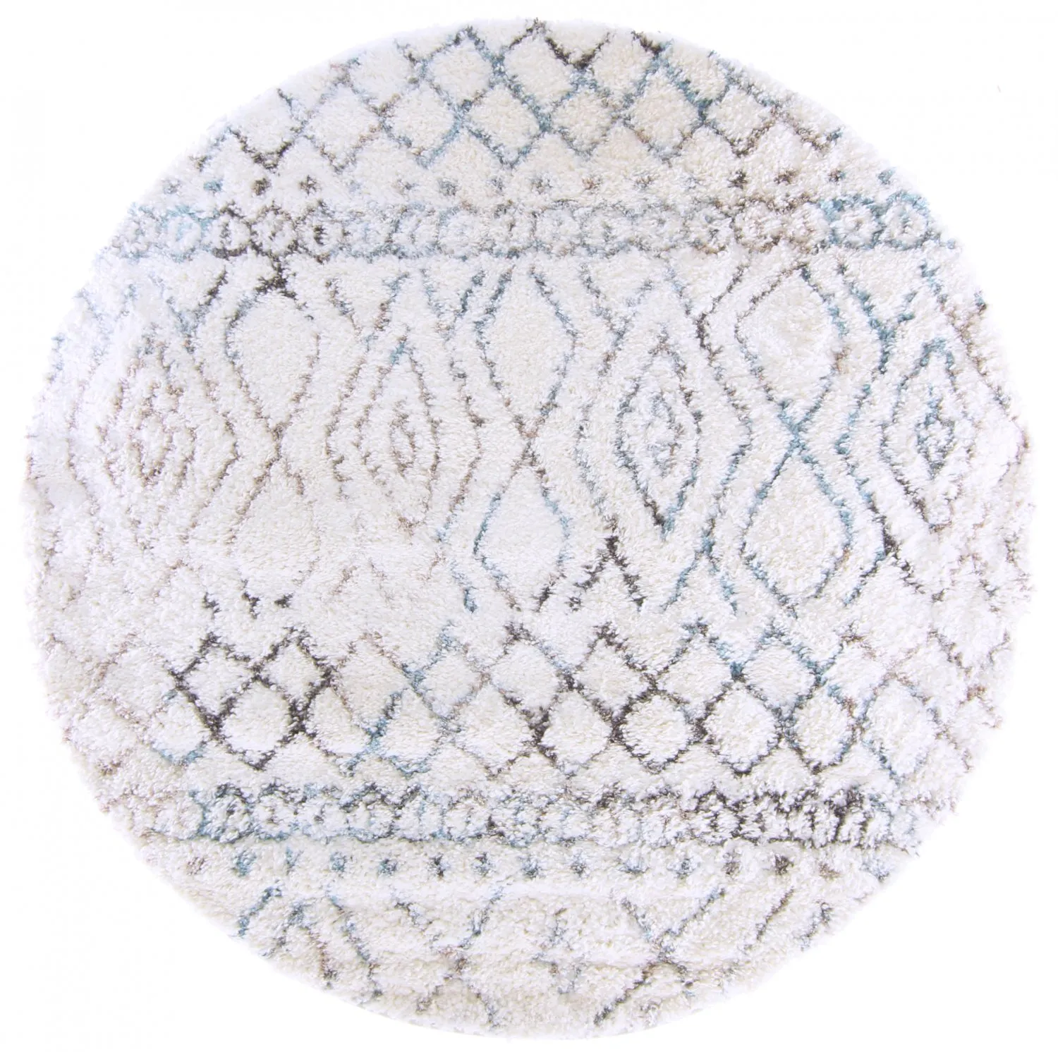 Tapis ronds - Marini (bleu/multi)