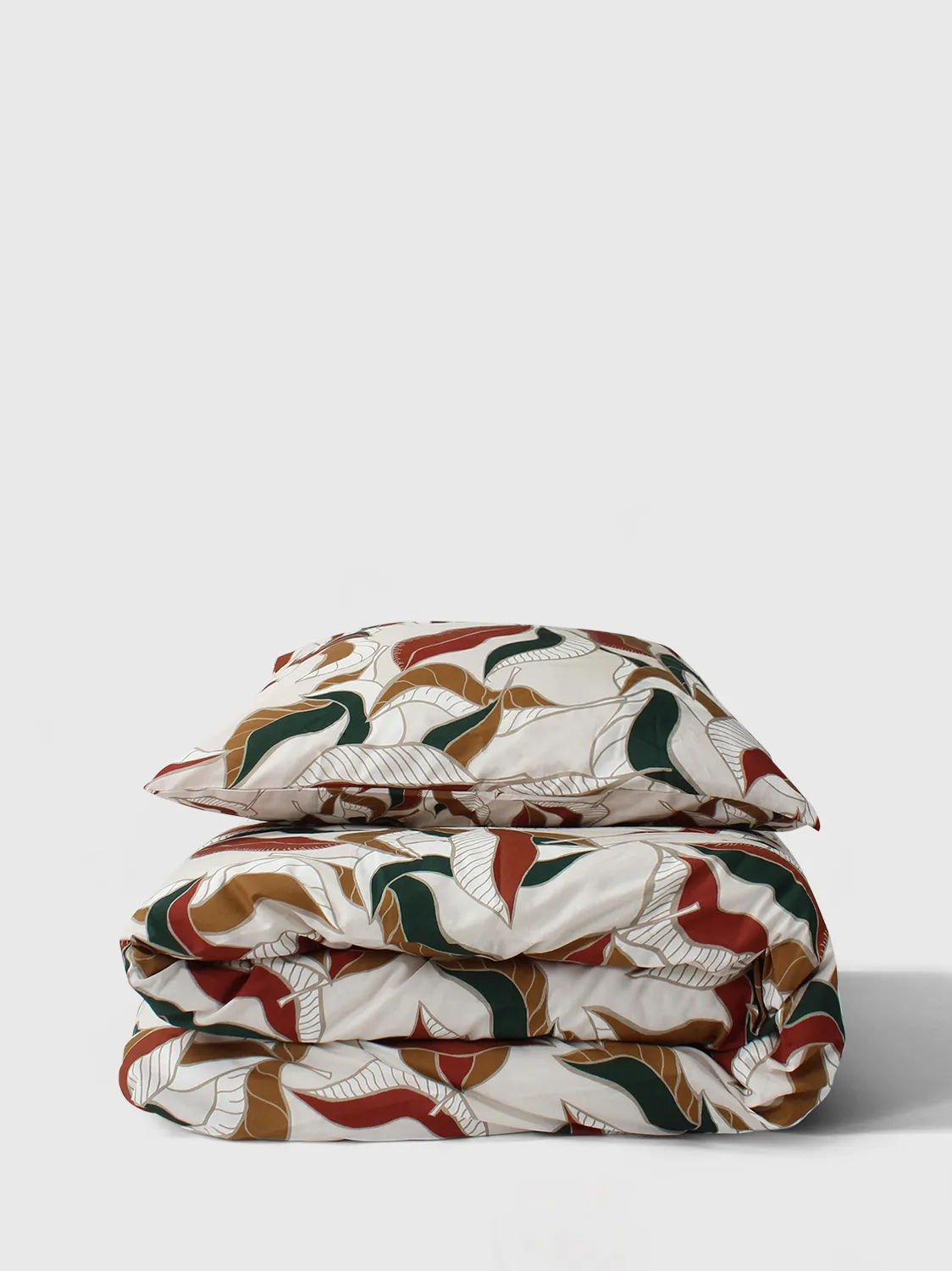 Ensemble de housse de couette - Amalie (beige/rouille)