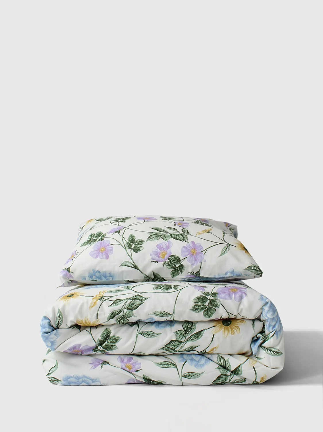 Ensemble de housse de couette - Dahlia (bleu)