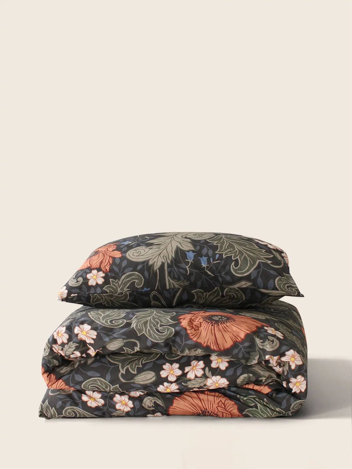 Ensemble de housse de couette - Poppy (noir)