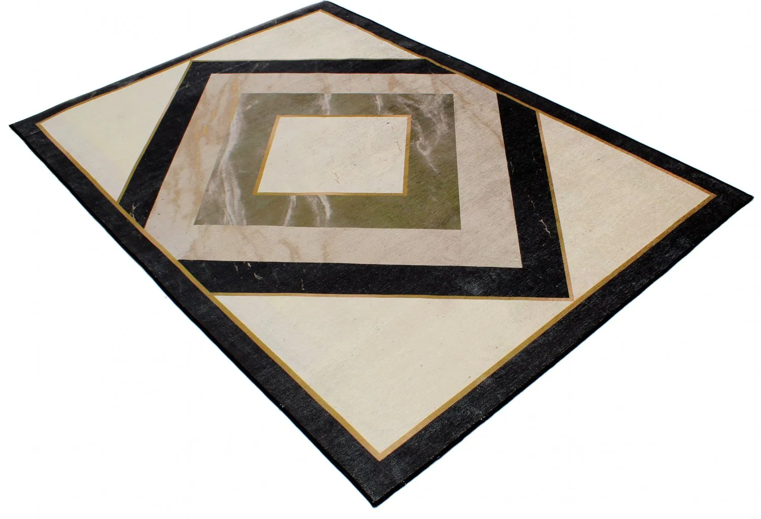 Tapis Wilton - Pavia (beige/noir)