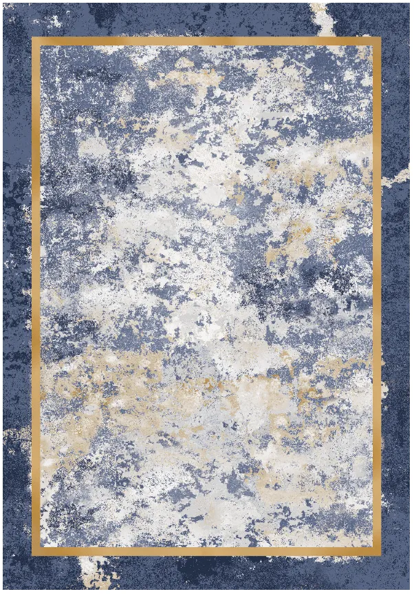 Tapis Wilton - Peri (bleu/multicolore)
