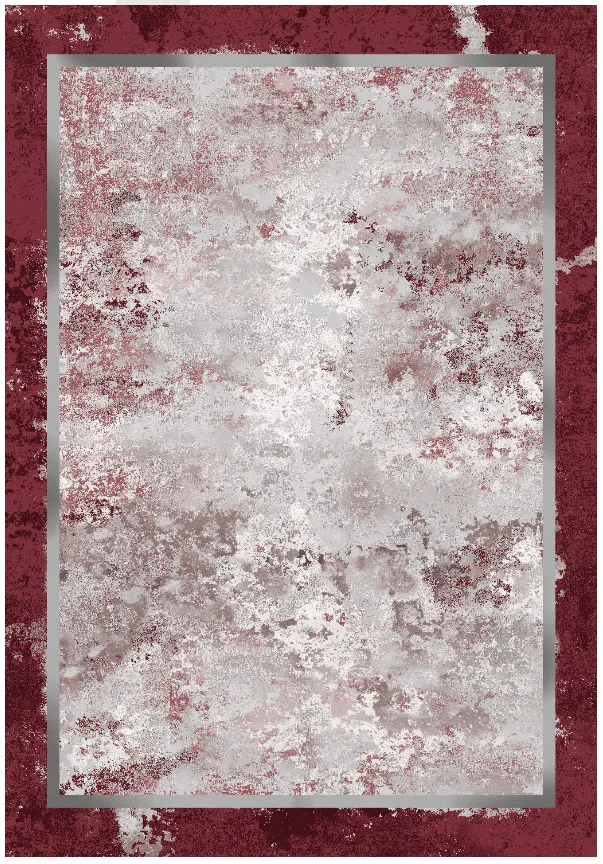 Tapis Wilton - Peri (rouge/multicolore)