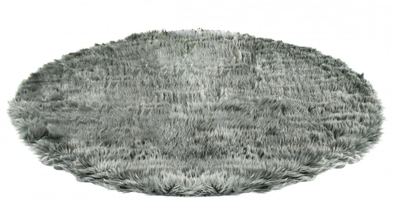 Tapis ronds - Pomaire (gris/vert)