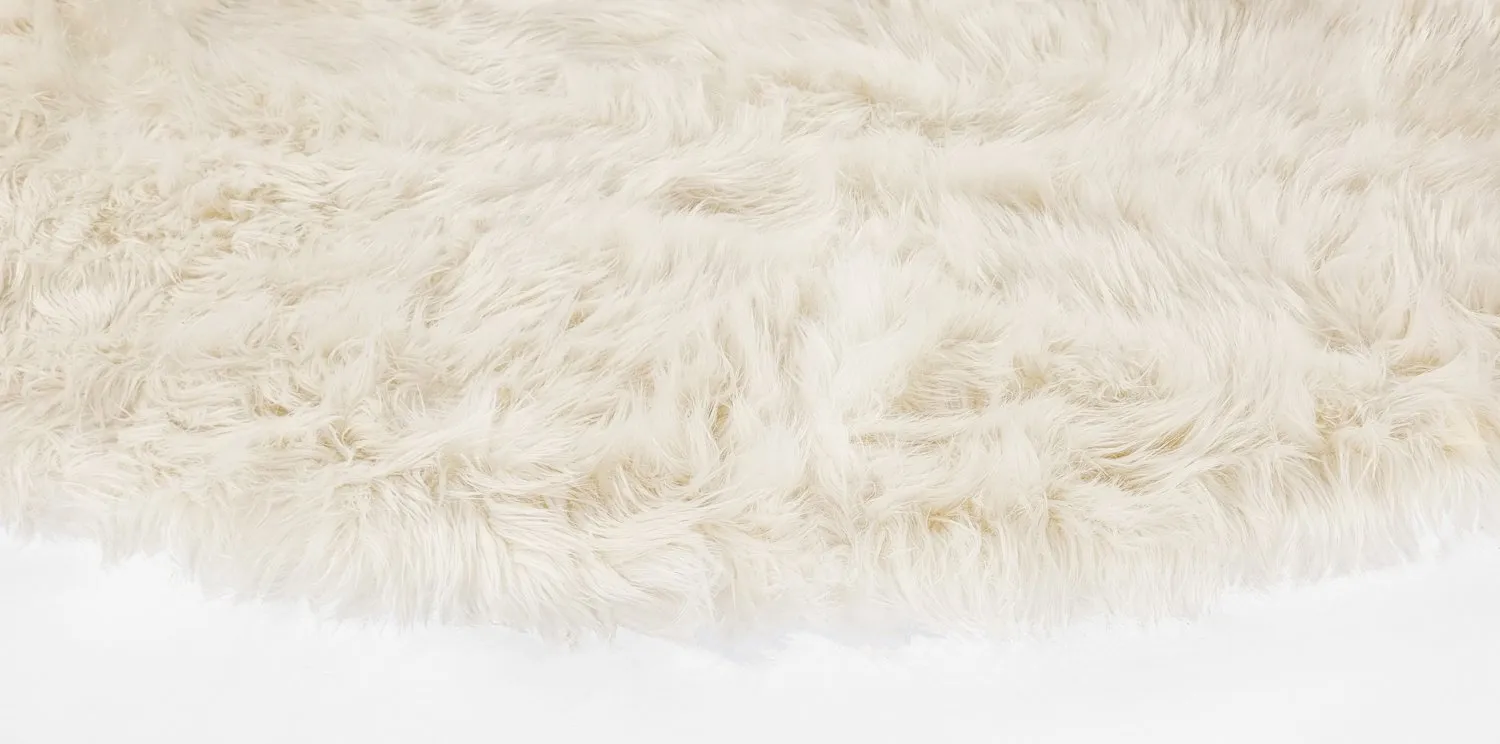 Tapis ronds - Pomaire (blanc cassé)