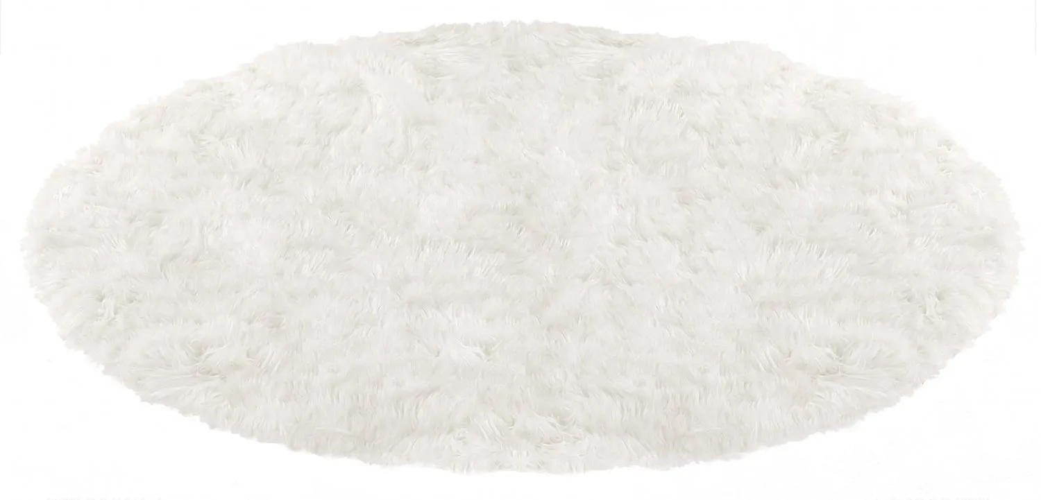 Tapis ronds - Pomaire (blanc)