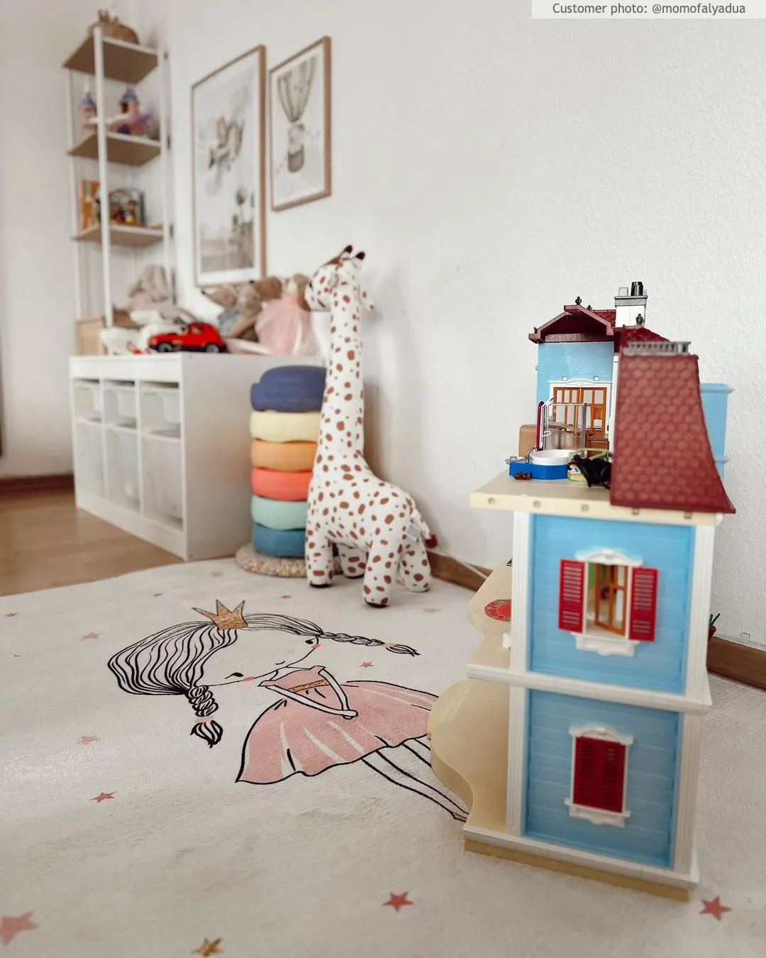 Tapis enfant - Princess (rose)