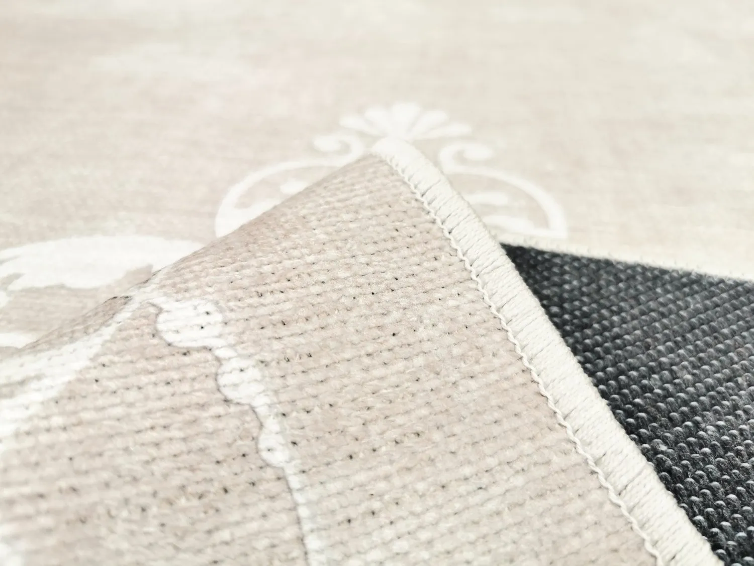 Tapis Wilton - Santi (beige/blanc)