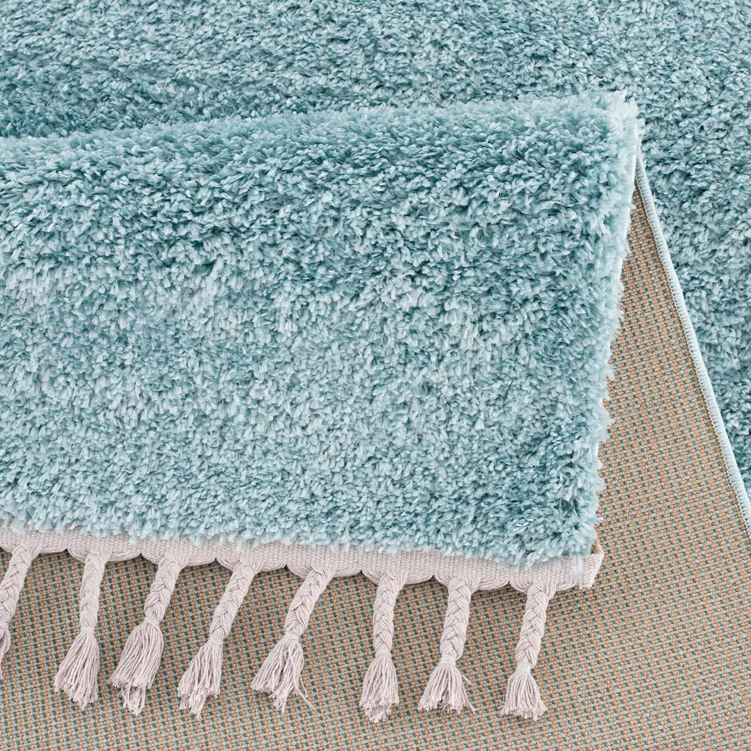 Tapis à poils longs - Cudillero (bleu)