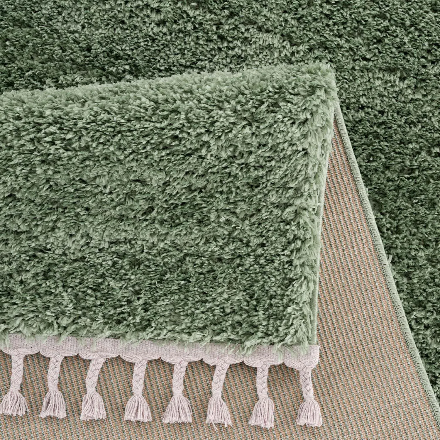 Tapis à poils longs - Cudillero (vert)