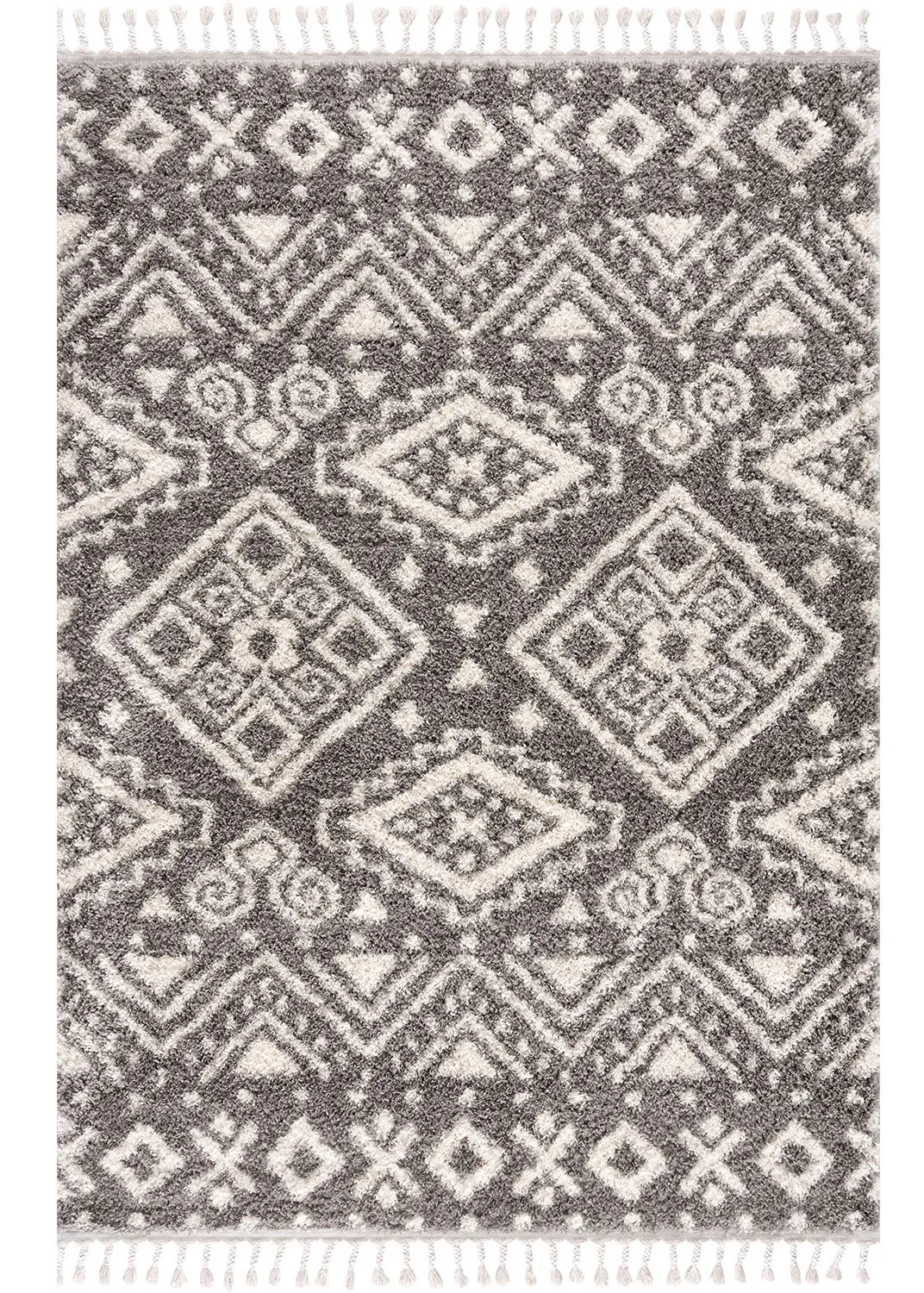 Tapis à poils longs - Imbabura (gris)
