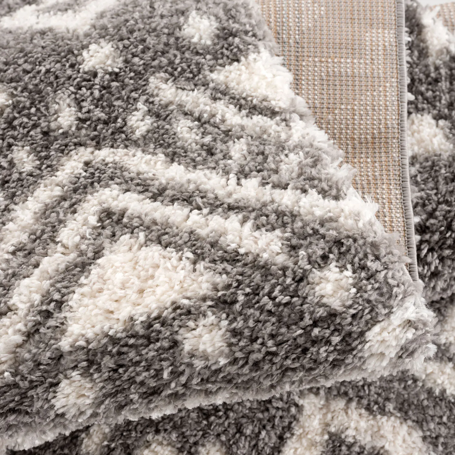 Tapis à poils longs - Imbabura (gris)
