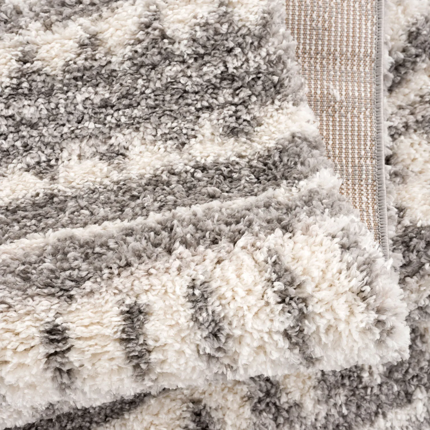 Tapis à poils longs - Pichincha (gris)