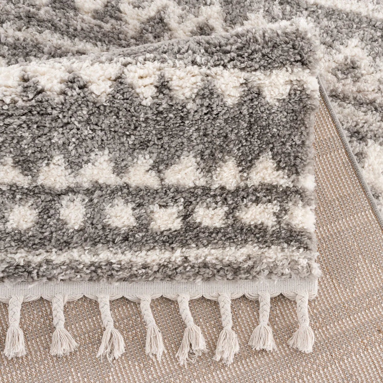 Tapis à poils longs - Pichincha (gris)
