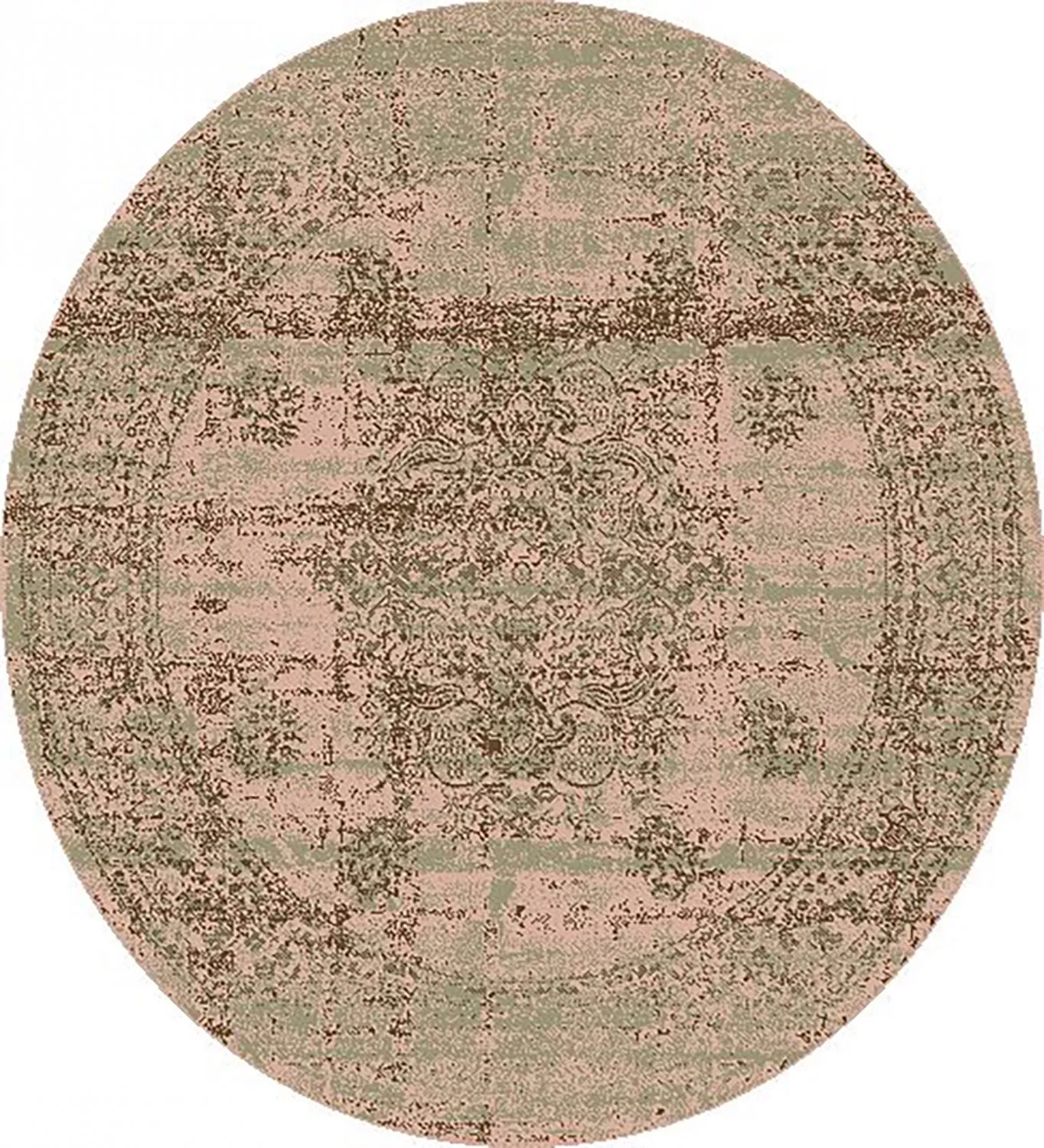 Tapis rond - Peking Royal (rose)