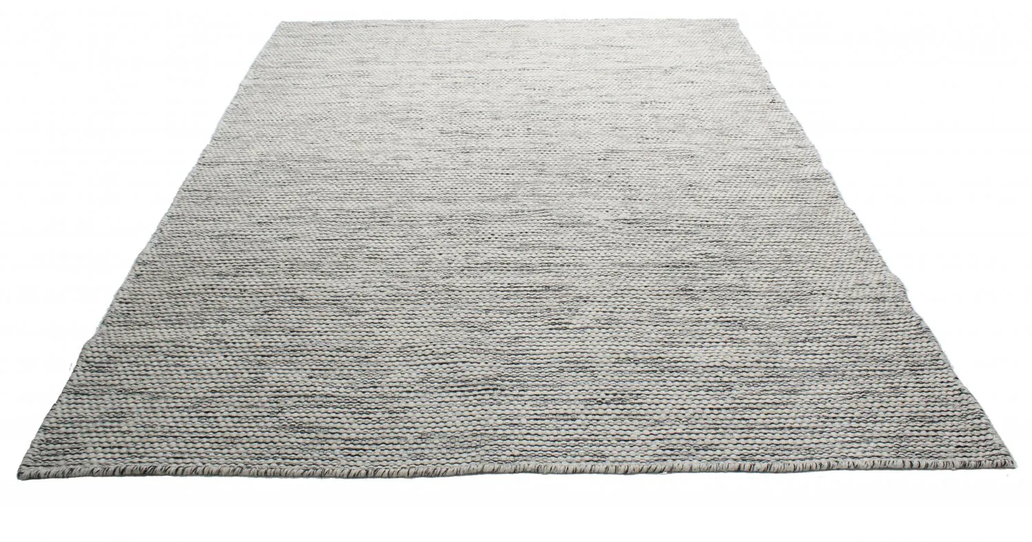 Tapis en laine - Otago (gris/noir)