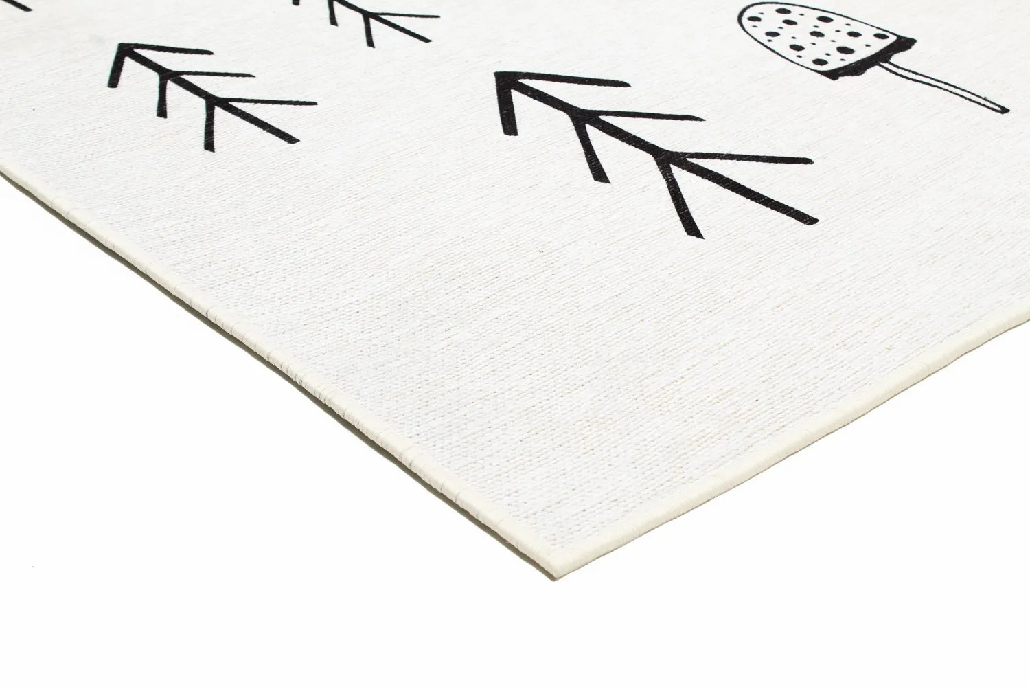 Tapis enfant - Camping Bear (blanc)