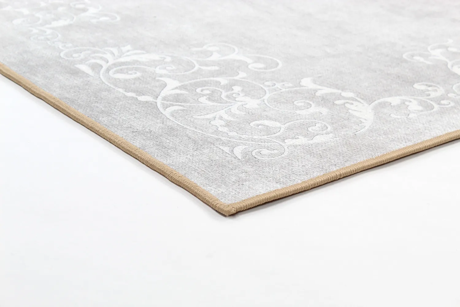 Tapis Wilton - Santi (gris clair/blanc)