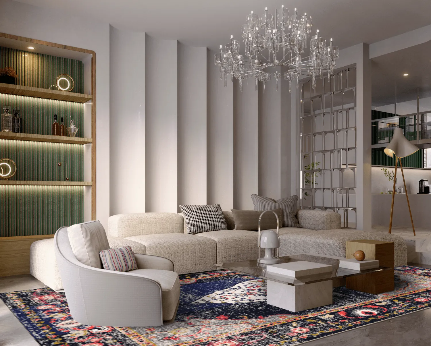 Tapis Wilton - Rocca (multicolore)