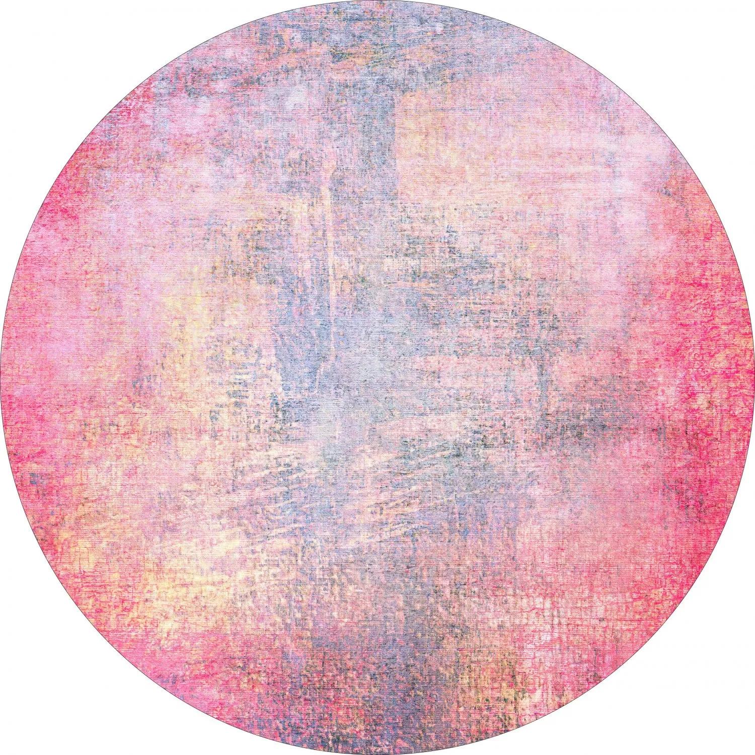 Tapis rond - Perugia (rose)